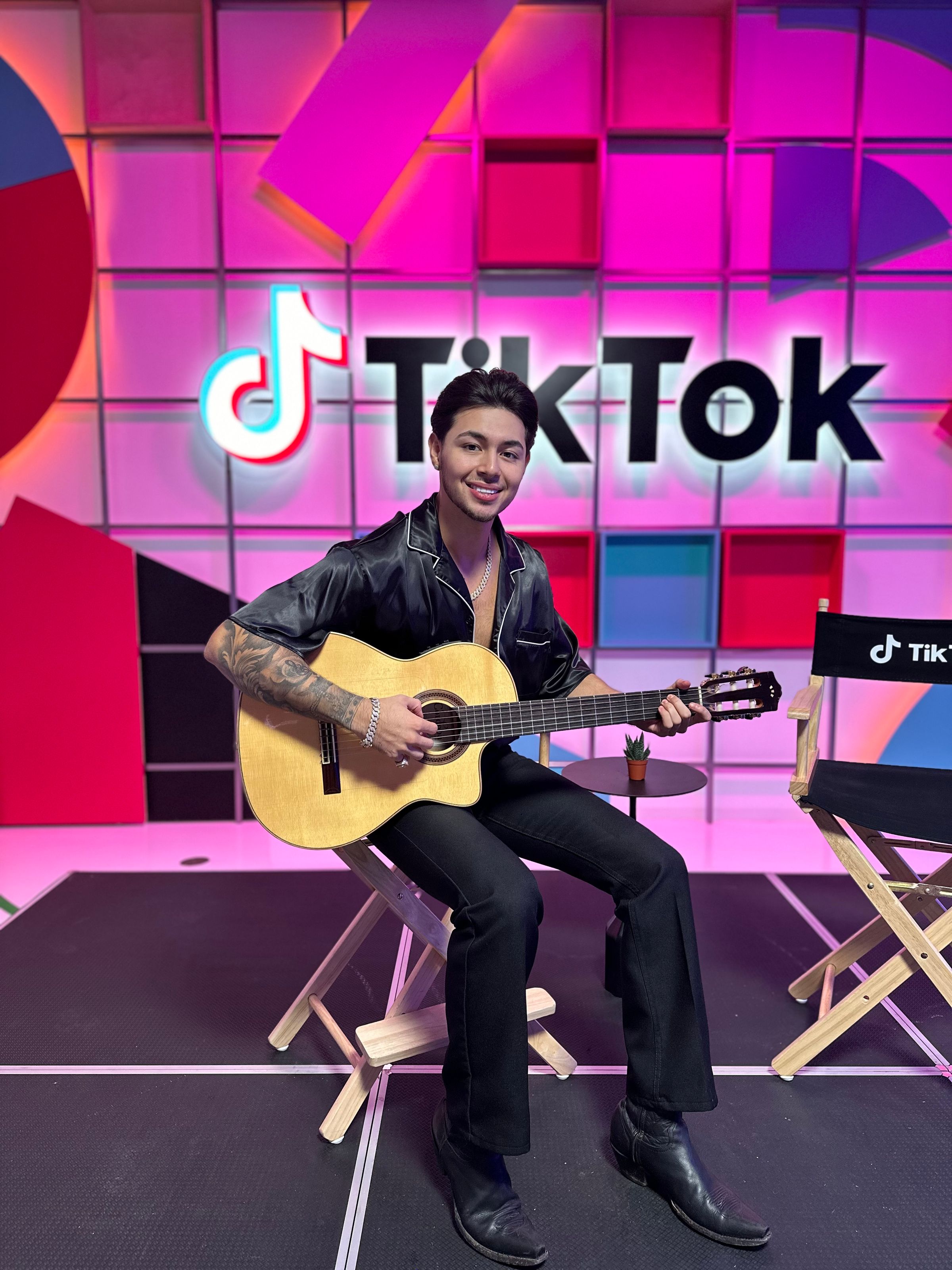 TikTok studio set